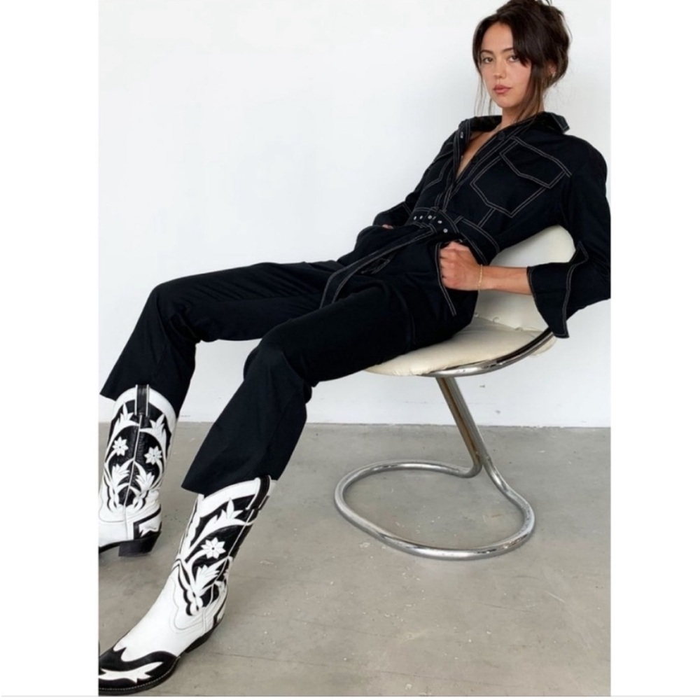 Orseund Iris workwear Boiler Jumpsuit in black